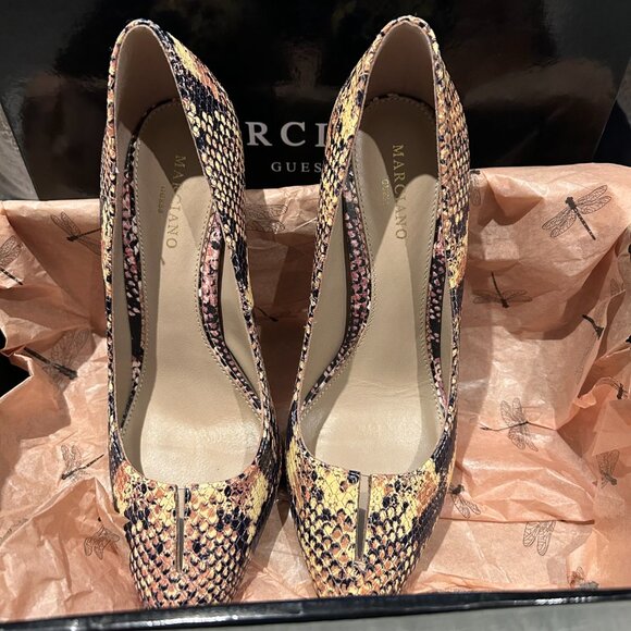Marciano by Guess Genuine Snake Leather Pumps – Size 7(EU 37) - Picture 2 of 10